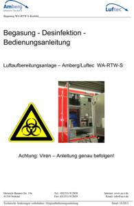 Betriebs u. Wartungsanleitung Lufaufbereitungsanlage Ambulanzen
